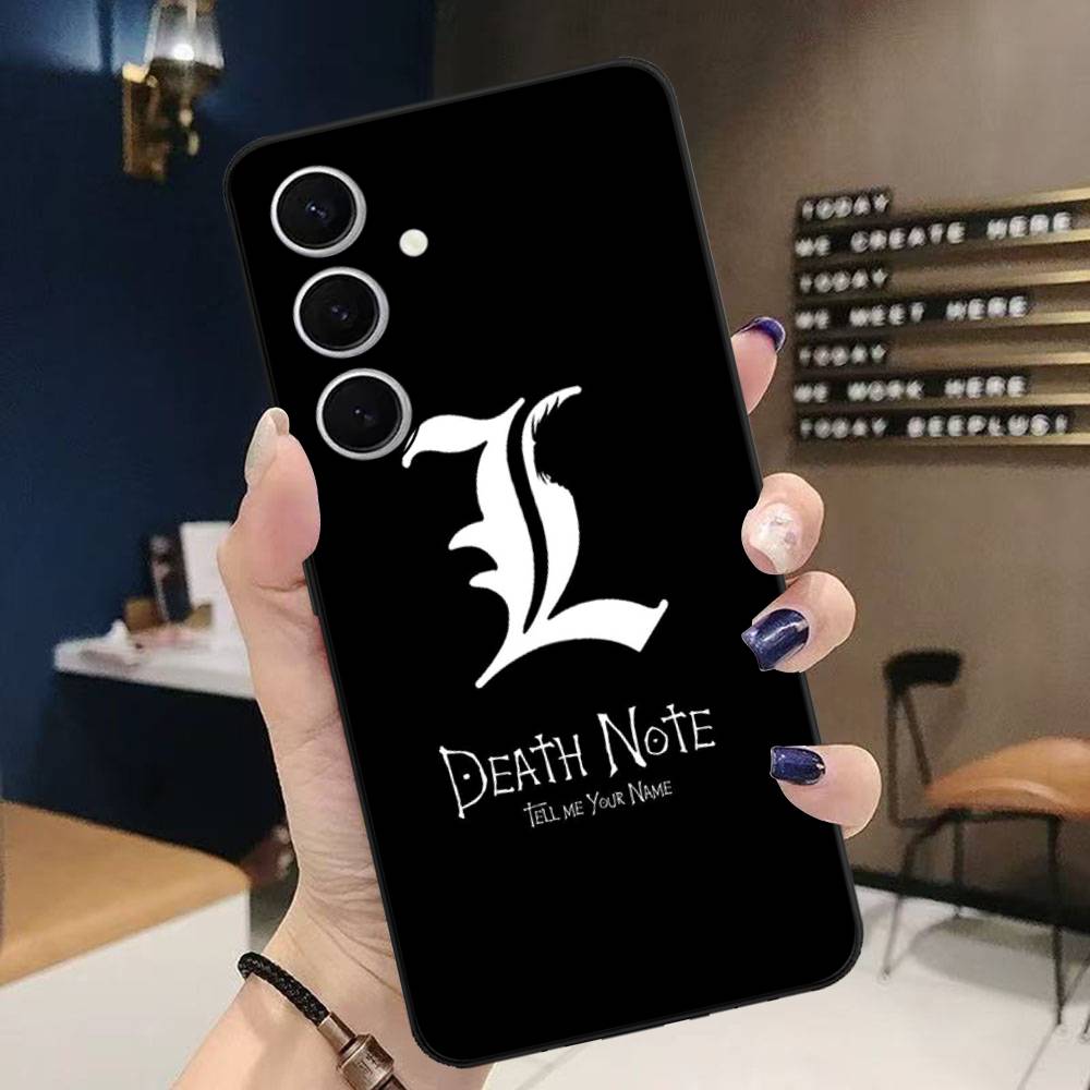 

Чехол для телефона D-Death Note для Samsung S 24 Fe 25 Ultra Plus 20 Lite 21 30 22 23 24 22 Ultra 5G Fundas Samsung S24