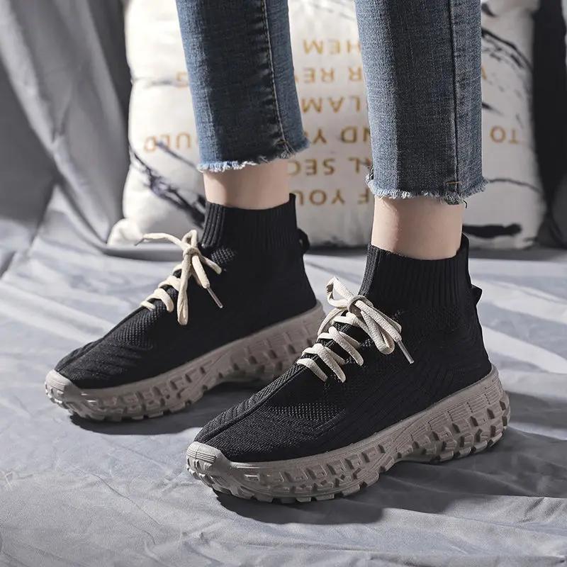 

Lace Up Spring Autumn Shoes for Women 39 Korean Vulcanized Shoe Stylish On Sale Comfortable and Elegant Offers Woman Footwear 36