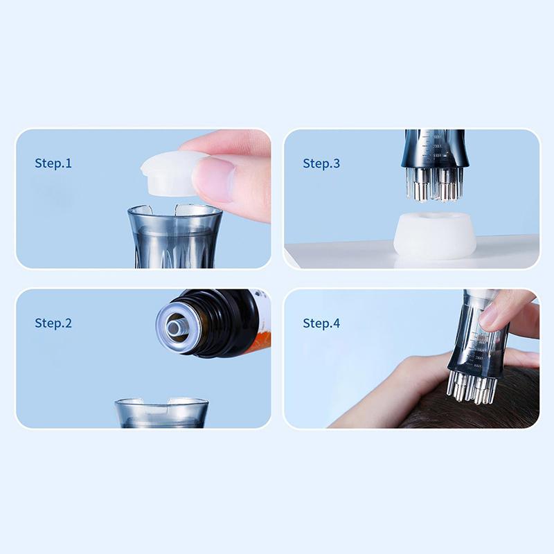 Scalp Applicator Liquid Comb For Hair Scalp Treatment Essential Oil Guiding Massager Brush Hair Growth Serum Oil Apply Device