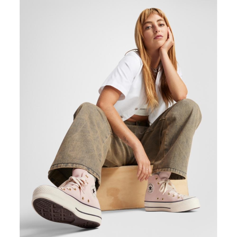 Converse Chuck Taylor All Star Lift Suede Pale Petals A13823c