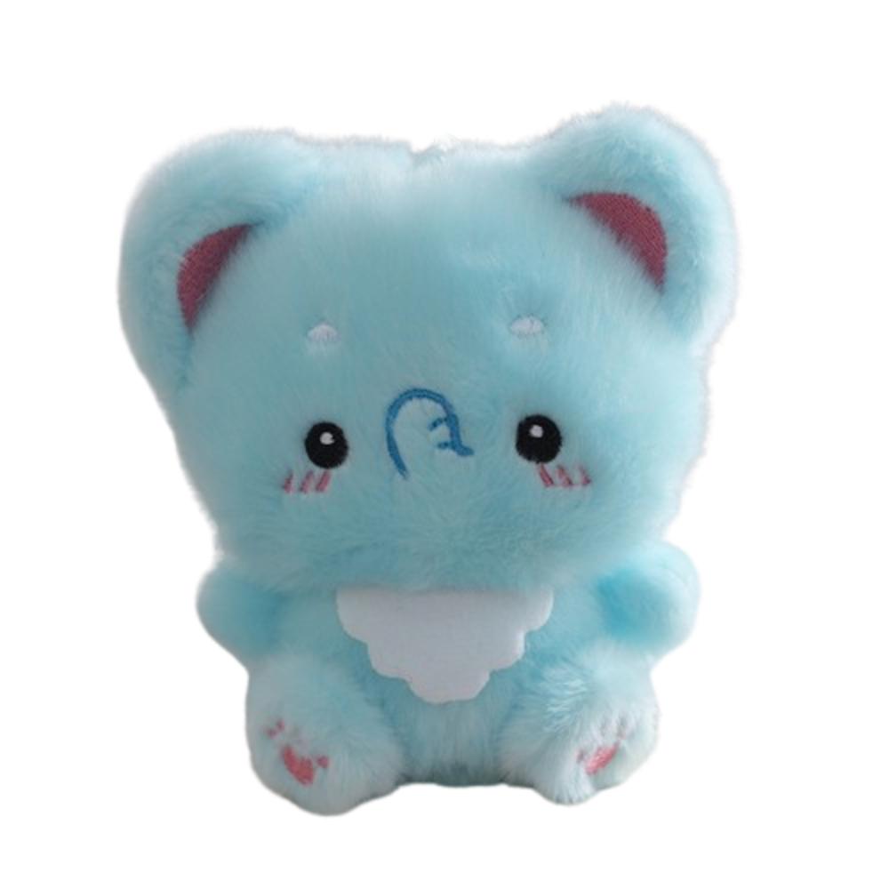 

Emotional Collectibles Puppy Plush Keychain Skin-friendly Elephant Plush Toys Home Decor Style C