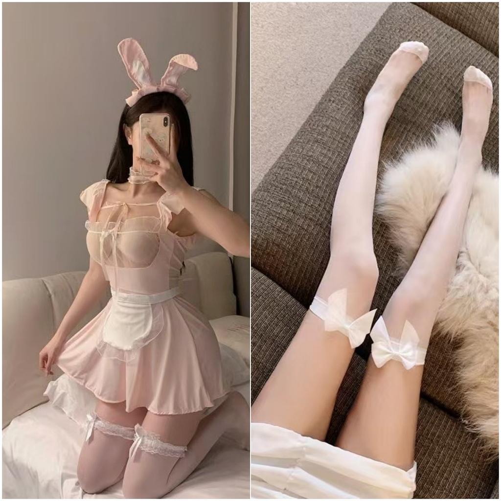 Sweet Sexy Pure Lust Maid Passion Suspender Cute Bunny Uniform Seduction Suit Female
