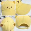 Fashion Embroidery Sunshade Duckbill Caps Adjustable Cartoon Sunshade Hat Pink Pig Baseball Cap for Women