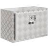 Aluminum Truck Toolbox, 76 L, Lock, 60.9 x 35.5 x 40.6 cm, Silver