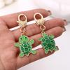 Sea Turtle Keychain Pendant Charms Unisex Jewelry Bag Car Key Ring Decor Cartoon Kids Gifts