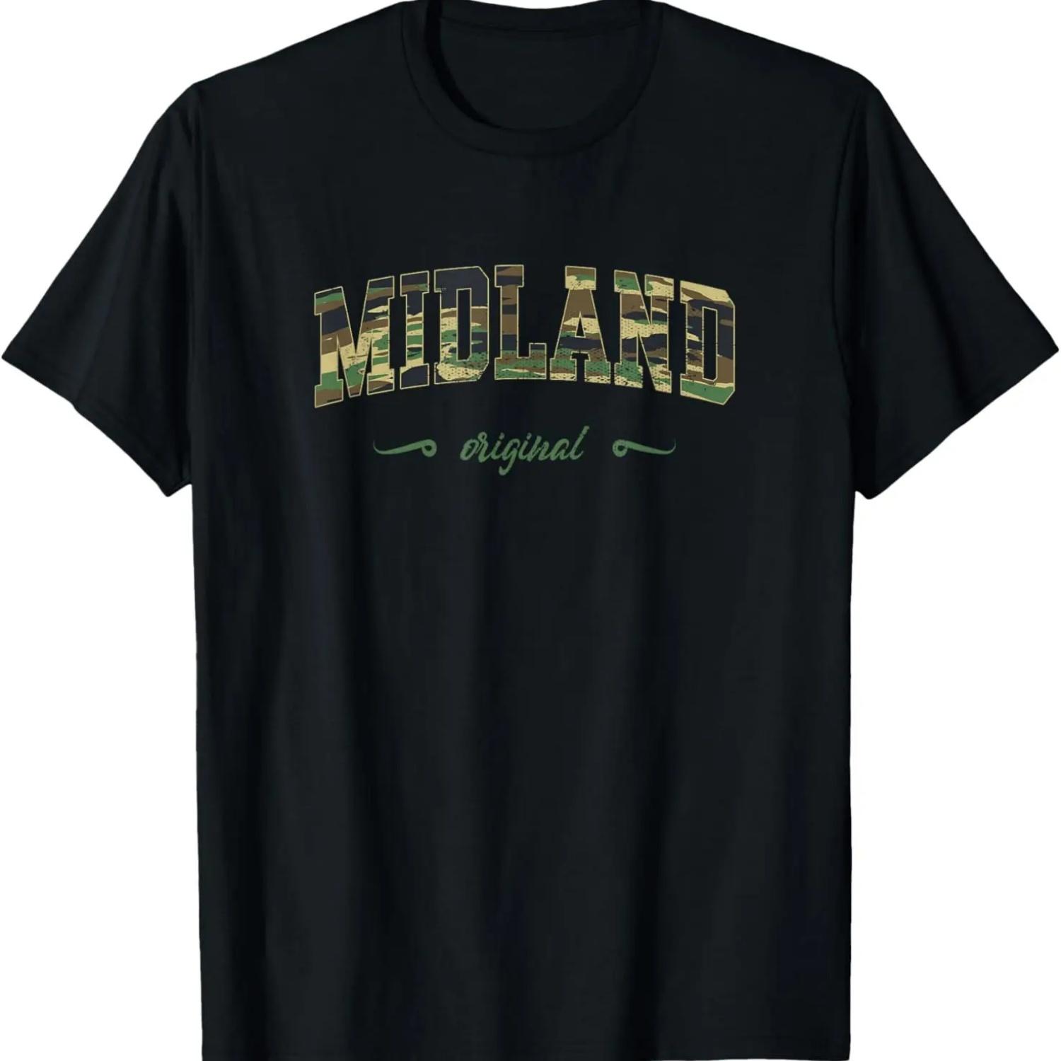 

Midland Design College Texas Camouflage T-Shirt S чёрный