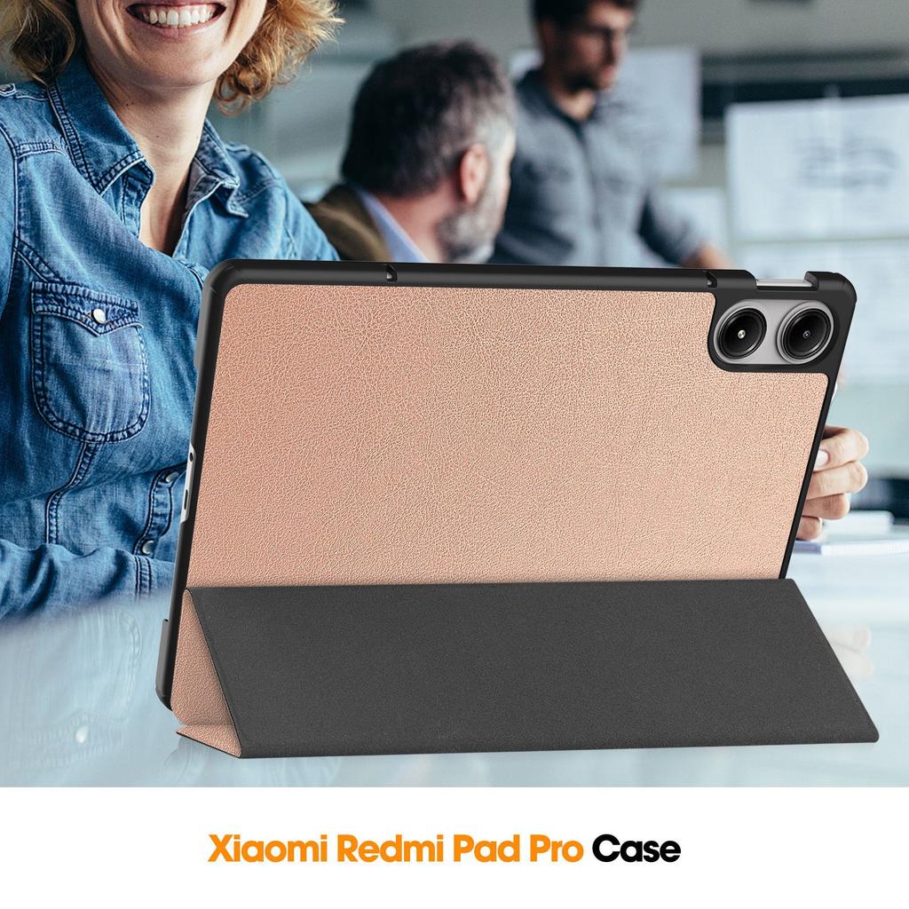 Dreifach faltbare Schutzhülle für Redmi Pad Pro 12,1 Zoll 2024 mit Schlafmodus