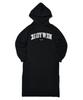 Paper Boy New York Hoodie Dress - Black
