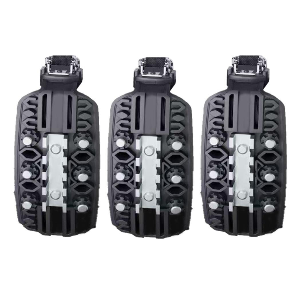 3PCS Snow Chains Anti-Skid Tire Chains For Cars Winter Snow Tire Chains For Winter Driving On Snow Ice Mud And Mountain Roads