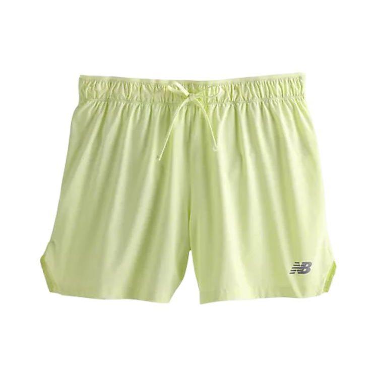 

New Balance Alphabet Logo Lace-Up Mid-Waist Slim-Fit Casual Shorts Men Bottoms Green MS41286LLT
