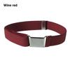 Gift Pants Strap Solid Color Boys Girls Alloy Buckle Waistband Kids Canvas Belt Adjustable
