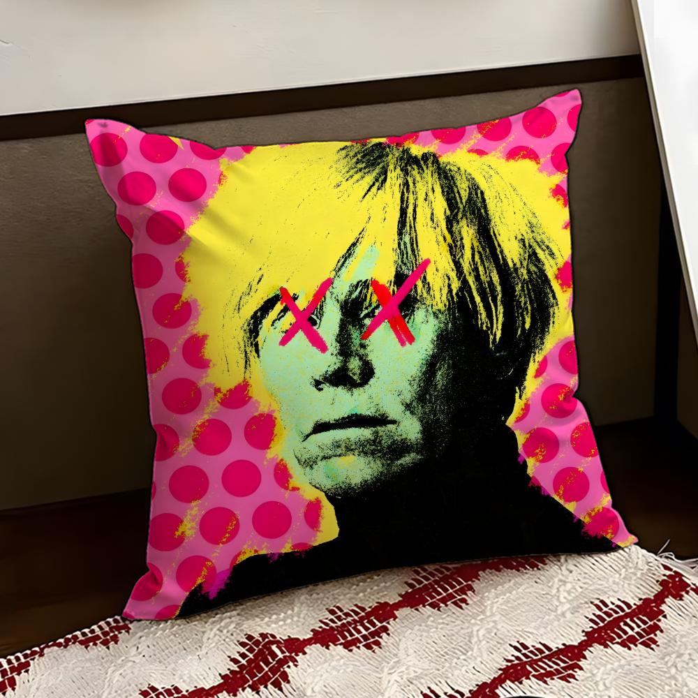 AAndy WWarhol Art Cushion Cover Reversible Soft Durable Pillow Cover Home Car MultiScene Use for Daily Comfort