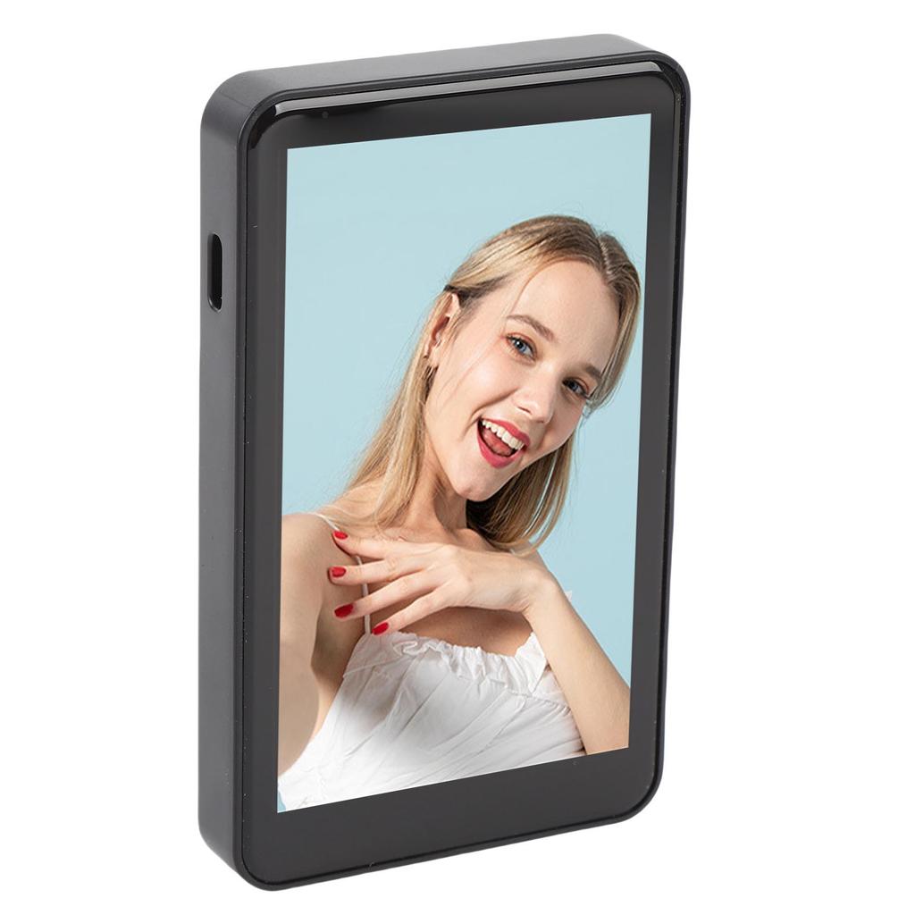 Phone Selfie Screen Wireless Magnetic Bluetooth Remote Phone Back Camera Screen for Vlogging Live Streaming Black