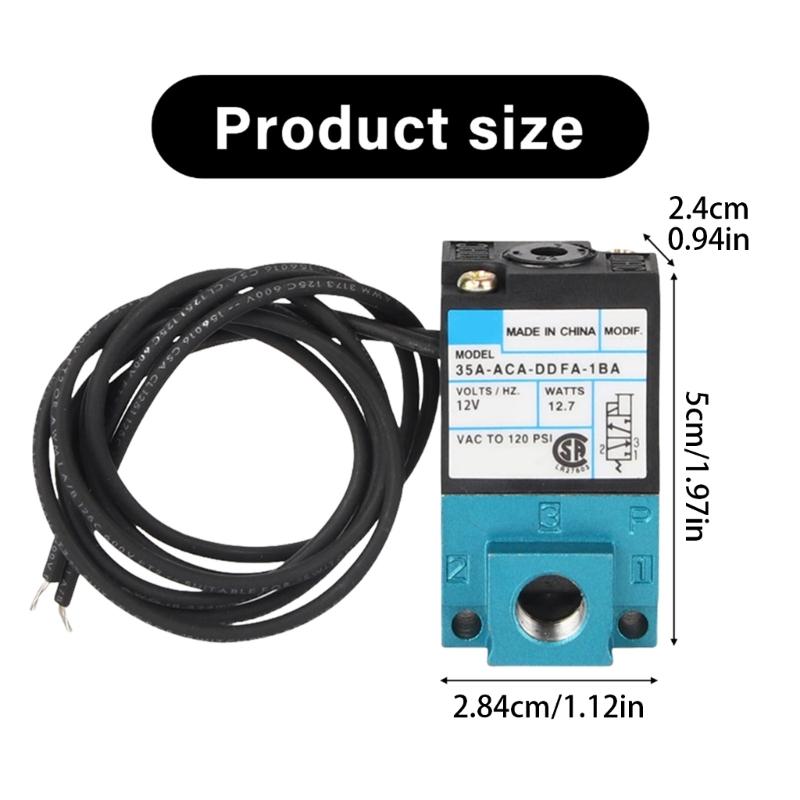 12V/24V 5.40W Air Pneumatics Electronic Boost Control Solenoid Valves Marking Dispensing Machine Valves Enduring