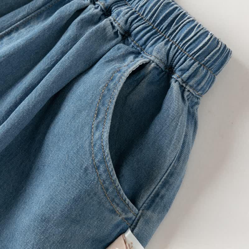 DAVE&BELLA Girls' Lyocell Lantern Jeans