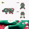 Warm Christmas Dog Jumpsuit Cartoon Dog Pajamas Cute Dog Hoodie  Photo Prop