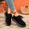 Women's Casual Sports Shoes Autumn Fashi Platform Sneakers Lace-up Round Toe Casual Comfortable Woman Flats Zapatos De Mujer