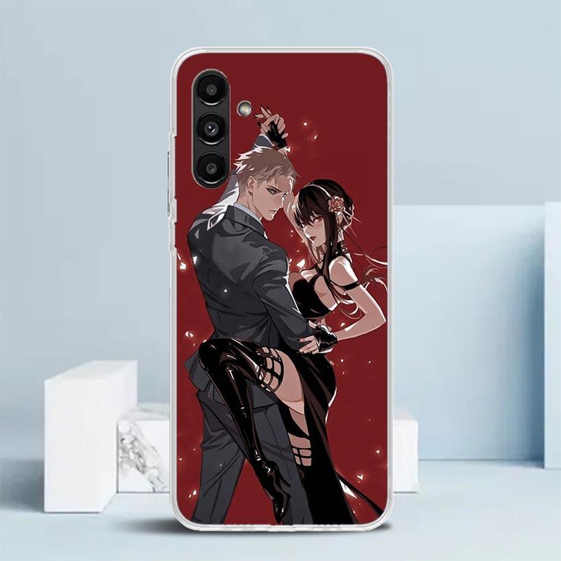 Anime S-Spy Family Anya Cover for Samsung Galaxy A17 A37 A57 A16 A26 A36 A56 A15 A14 A55 Phone Case A13 A53 A25 A35 A24 A34 A23