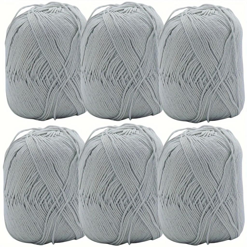 100% Cotton Yarn for Crocheting and Knitting, Medium-Weight DIY Craft Yarn for Sweaters,Scarves,Hats,Gloves - 50g/170m Per Skein