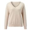 Women S Long Sleeve V Neck Loose Knit Pullover Sweater