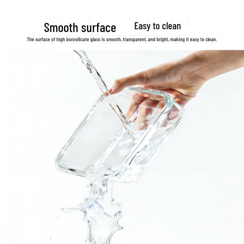 Ru Han Glass Microwaveable Lunch Container