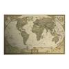 Vintage Retro Paper World Map Poster For Unique Children Gifts And Stylish Wall Decor