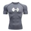 Men's Quick Dry Compression Sport T-Shirt, Workout Fitness G