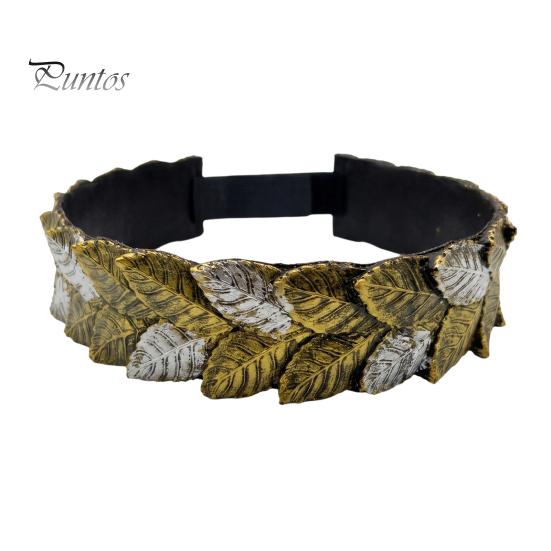 Ancient Style Hair Accessory Greek Laurel Leaf Headband, Medieval Roman Emperor Crown, Forest Elf Goddess Headpiece God Circlet Costume for
