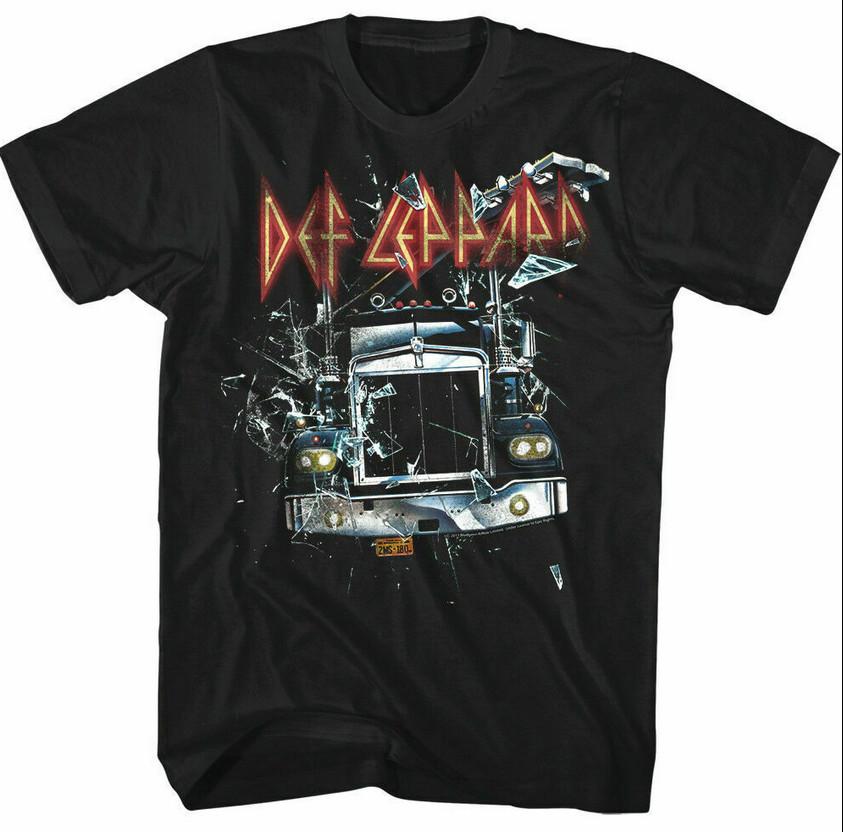 Def Leppard On Through the Night Truck Men’s T Shirt Unisex T-Shirt L