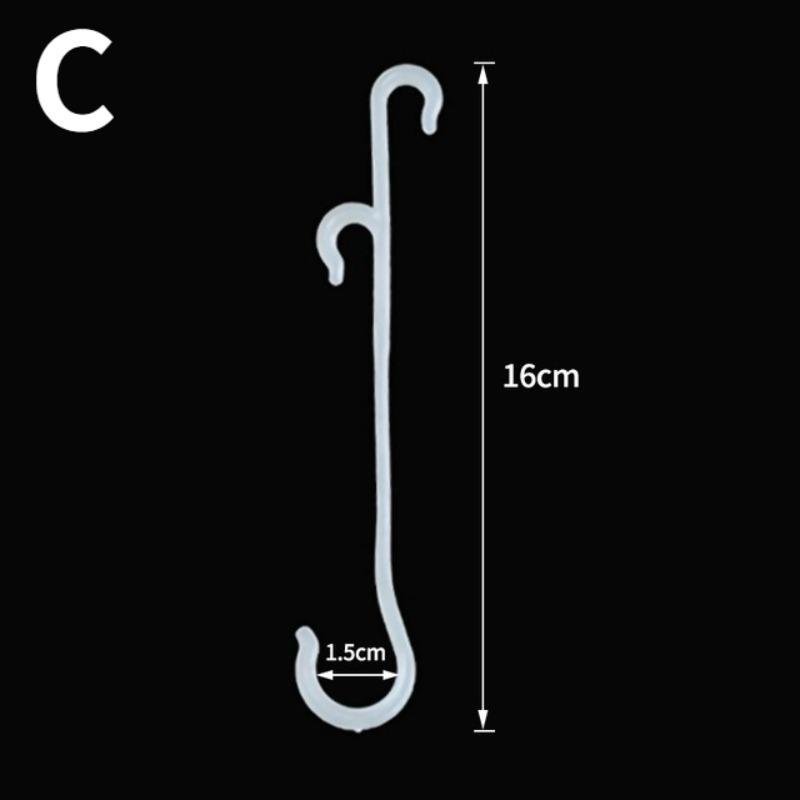 9.5/13/16cm Tomato Support J Shaped Ear Hook Clip Garden Vegetable Grape Vine Fastener Buckle Prevent Fruit Cluster Falling 50Pcs