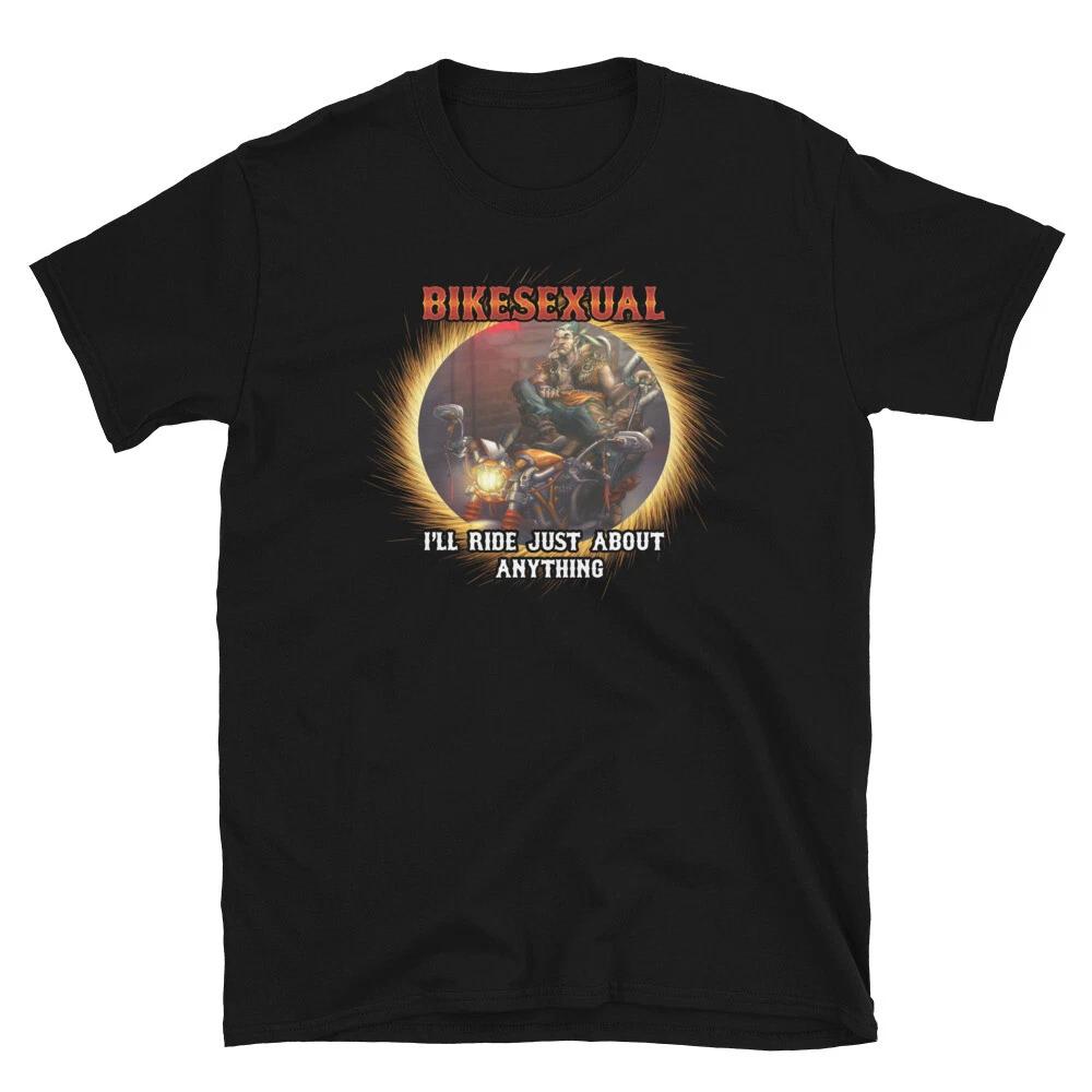 Chopper Cruiser Motorbike Bikesexual Biker T-Shirt 3XL