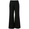 Sancai 2026 Autumn Slim High-Waist Flared Black Pants