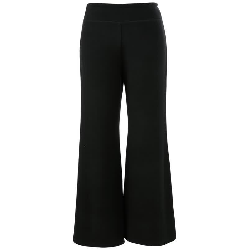 Sancai 2026 Autumn Slim High-Waist Flared Black Pants