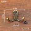 European Style Gold Wall-Mounted All-Copper Clothes & Hat Hook for Entryway, Bathroom, and Kitchen
