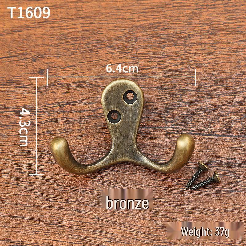 European Style Gold Wall-Mounted All-Copper Clothes & Hat Hook for Entryway, Bathroom, and Kitchen