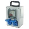 Wall Mounted Construction Power Distributor 10A 250V 2P with Switch and Waterproof Connector Suitable for Circuit Protection