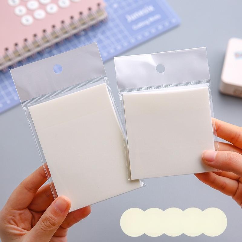 Office School Supplie Convenience Stickers PET Waterproof Manufacturer Wholesale Writable and Sticky Note Memo Pad Kawai Lovely