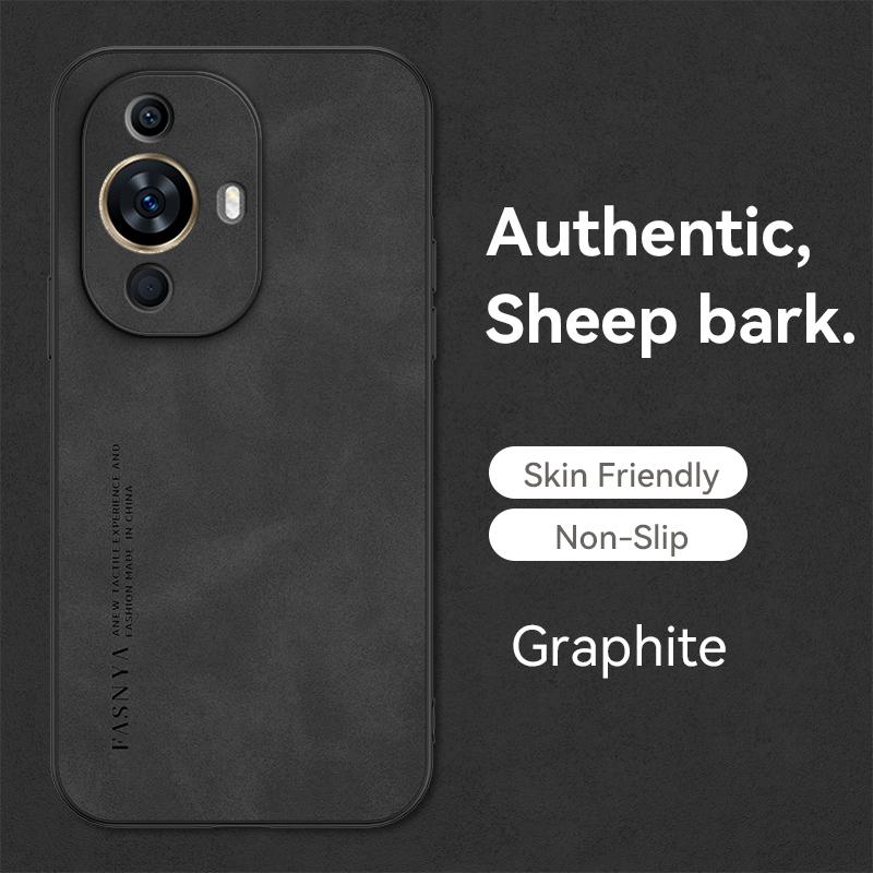 

Для Huawei nova 12s 12 s nova12s FOA-LX9 чехол мягкий силиконовый край твердая задняя крышка чехол для телефона из искусственной кожи For Huawei nova 12s чёрный