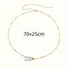 New Bohemian Style Waist Chain Heart Beads Hollow Out Body Chain Beach