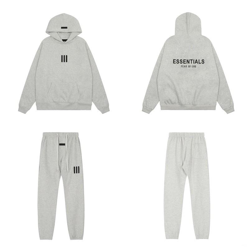 Herren Kapuzenpullover Mit Beflocktem Buchstabenaufdruck Locker Geschnitten Baumwolle Pullover Lässig Streetwear