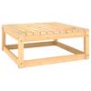 2 Piece Garden Lounge Set with Cushions Solid Pine Wood
