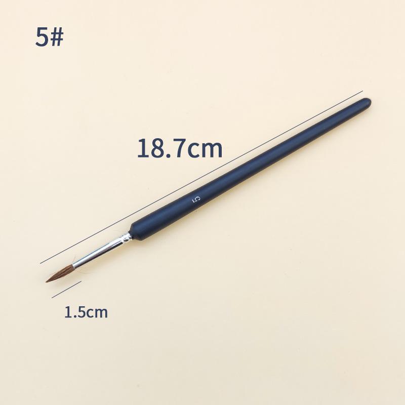 Wolf Hair Liner Brush for Fine Art Outlining and Edge Detailing in Oil Painting.