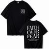 Faith Over Fear Christian Women Tshirts Christian Clothes Jesus Fashion Trendy Tshirts Bible Verse Sportwear Aesthetic Clothes