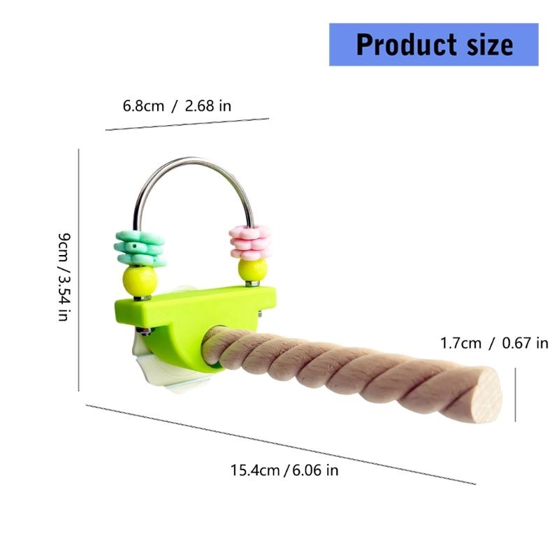 Durability Wooden Parrots Gym Interactively For Climbing Jumping And Playing Helps Prevent Boredom In Pet Birds