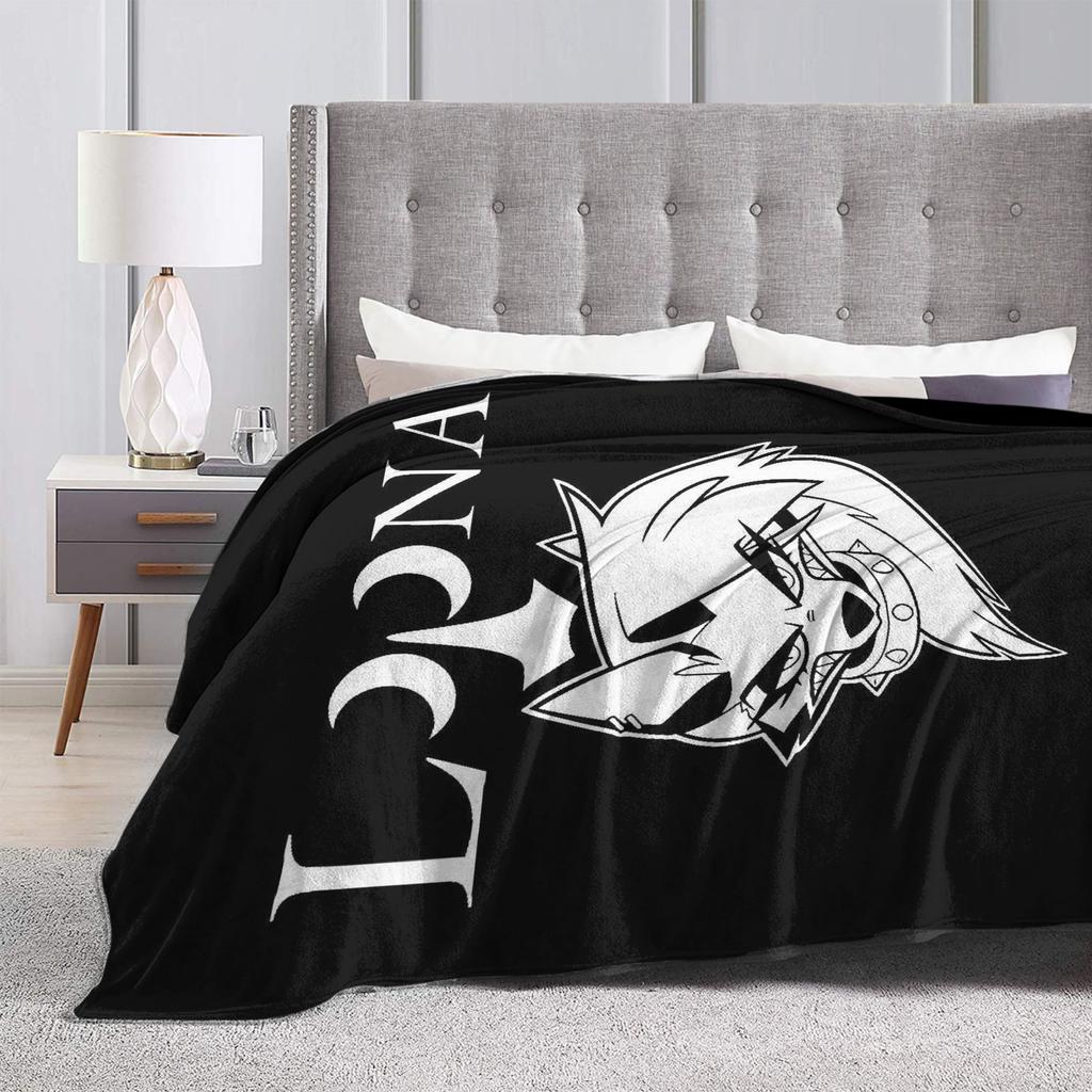 Helluva Boss Loona Super Soft Blanket Kids Adult Plush Throw Blanket Street Trend Couch Chair Flannel Bedspread Sofa Bed Cover