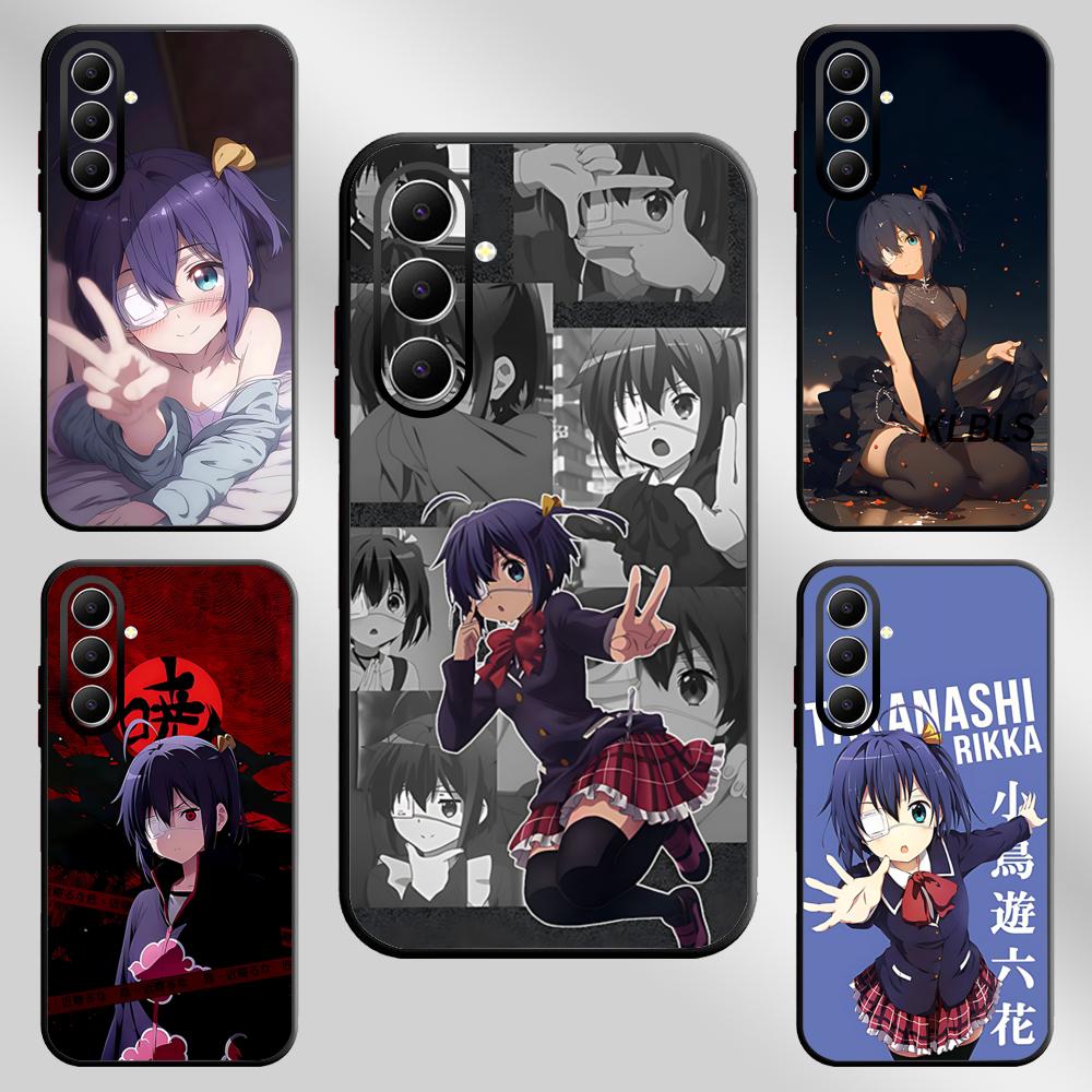 Lovely Chunibyo X rikka takanashi Phone Case For Samsung Galaxy S25 S24 S23 S22 S21 S20 Plus Ultra Note20 Soft Black