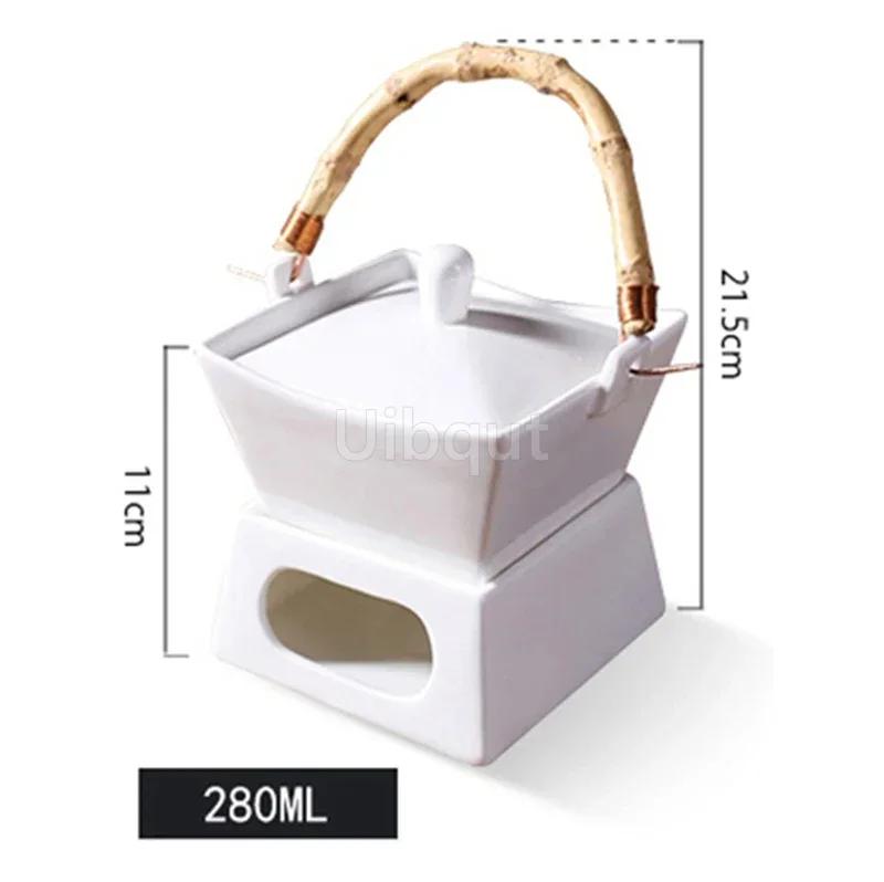 

Square candle heating furnace Stewed Shark s Fin Bowl Special tableware Plate set Dinner plates Dishes Ceramic alcohol furnace