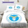 Lazio Pattern Bedding Quilt Set  Home Decoration  Gift (1 * Duvet Cover + 2 * Pillowcase  Without Core)