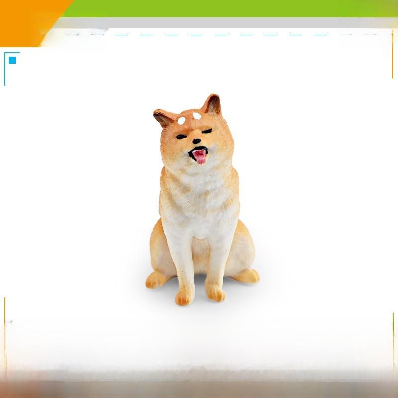 Corgi Pvc Dog Figure For Children Learning Playroom Decor With Durable Material