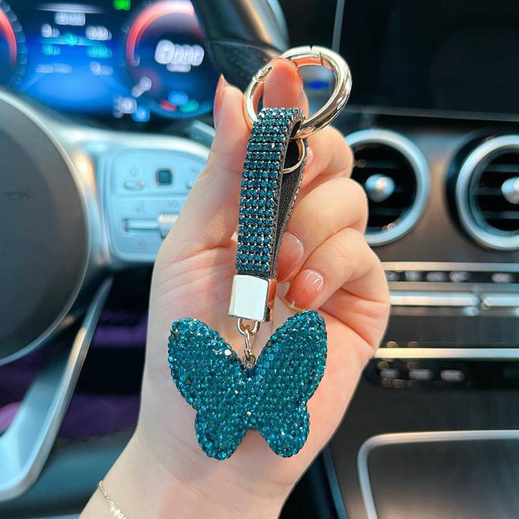 Elegantní Jednoduchá Kovová Klíčenka Pro Ženy Stylový Doplněk Pro Tašky Peněženky Nebo